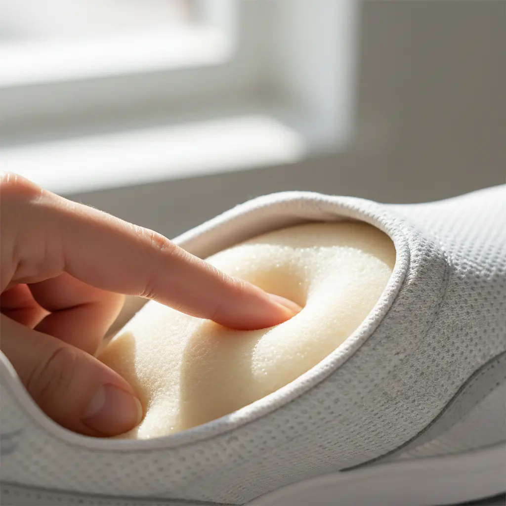 Soft support for sensitive feet